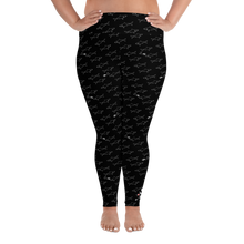 Load image into Gallery viewer, Shark Divers Plus Size Leggings - Scuba Sisters Diving Apparel