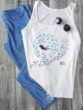 Load image into Gallery viewer, Swirly Fish Tee - Unisex - Scuba Sisters Diving Apparel
