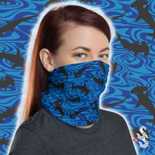 Load image into Gallery viewer, Hammerhead Scuba Diving Neck Gaiter and Face Cover by Scuba Sisters