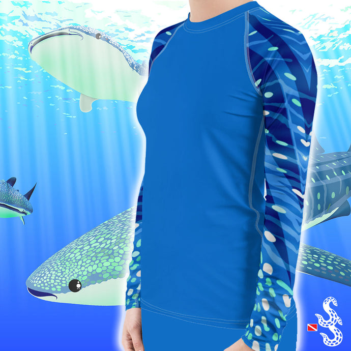 Pop Style Whale Shark Rash Guard by Scuba Sisters