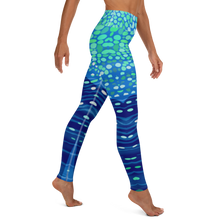 Load image into Gallery viewer, Whale Shark Leggings - Pop Style - High Waist - Scuba Sisters Diving Apparel