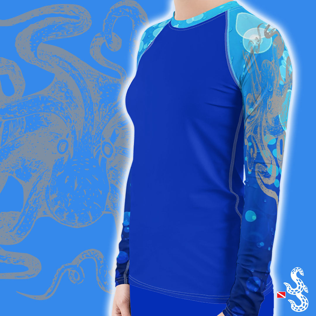 Octopus Women's Rash Guard | Scuba Sisters