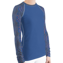 Load image into Gallery viewer, Sunrise Puffer Women&#39;s Rash Guard - Scuba Sisters Diving Apparel