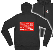 Load image into Gallery viewer, Women&#39;s Scuba Diving Zip Hoodie by Scuba Sisters