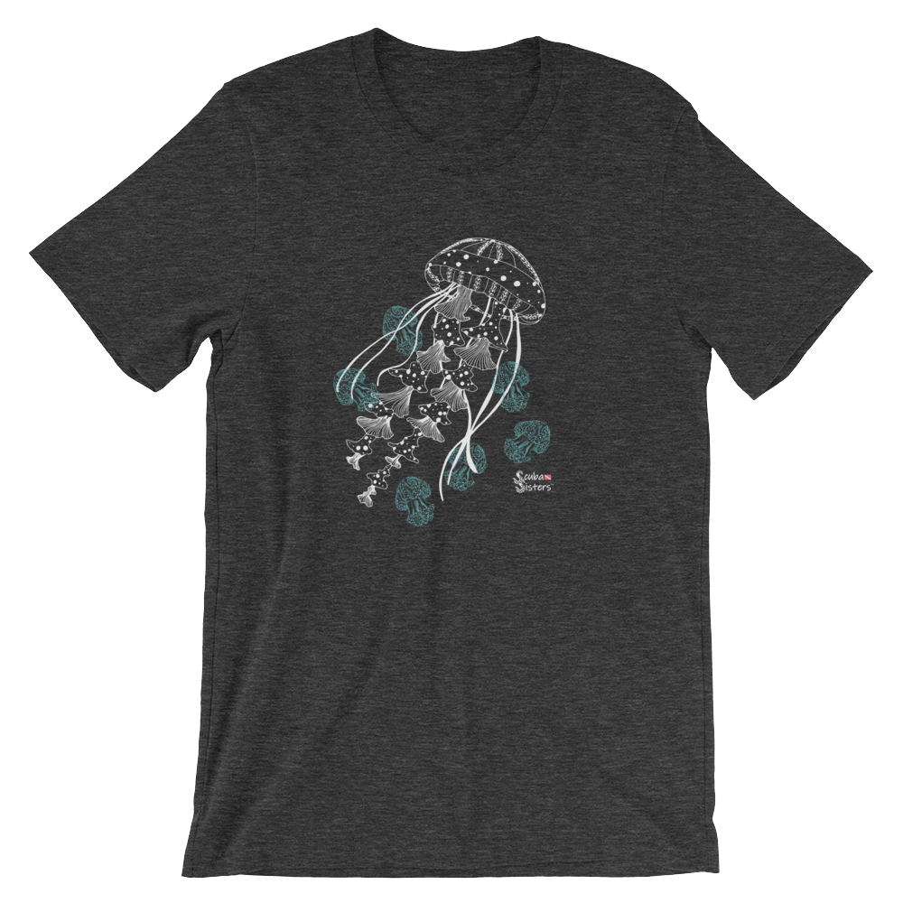Ghost Jellies Tee - Unisex - Scuba Sisters Diving Apparel