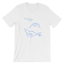 Load image into Gallery viewer, Manta Triplets Tee - Unisex - Scuba Sisters Diving Apparel